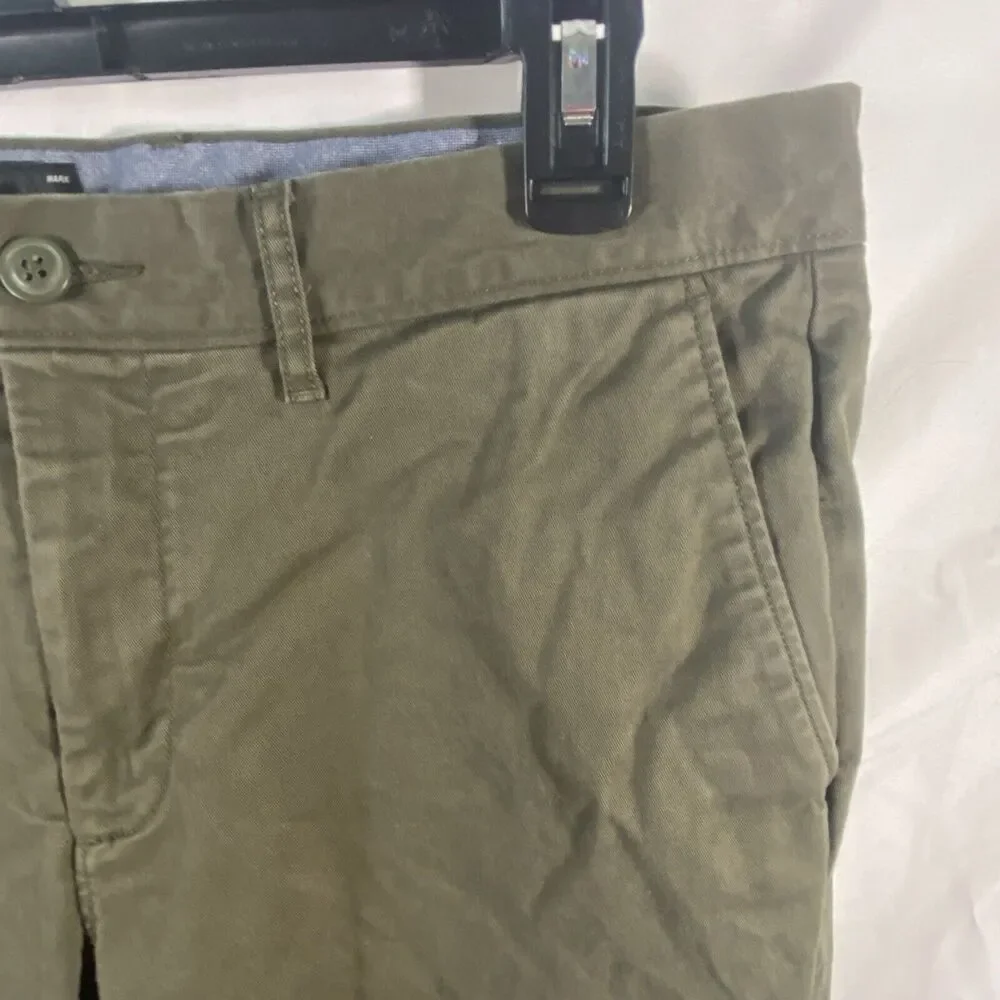 J. Crew 770 Straight Fit Stretch Chino Pants Men's 35x31 Green Casual Preppy